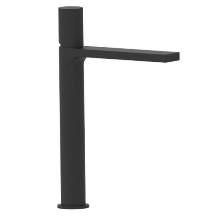 Miscelatore monocomando lavabo alto serie Siena nero
