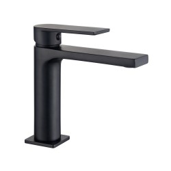 Miscelatore monocomando lavabo serie Sassari nero
