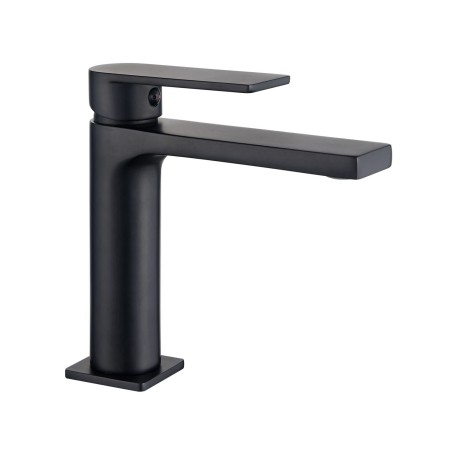 Miscelatore monocomando lavabo serie Sassari nero