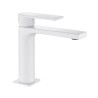 Miscelatore monocomando lavabo serie Sassari bianco
