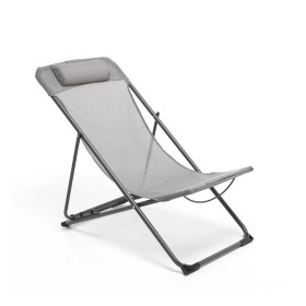Sedia a Sdraio Pieghevole con Poggiatesta