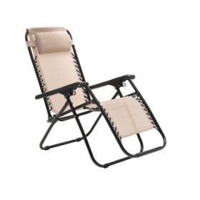 Sedia a Sdraio Reclinabile con Braccioli