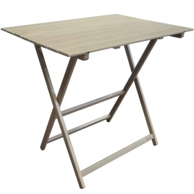 Tavolo da Giardino in Legno 60x80 cm Grigio