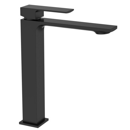 Miscelatore monocomando lavabo alto serie Bologna nero