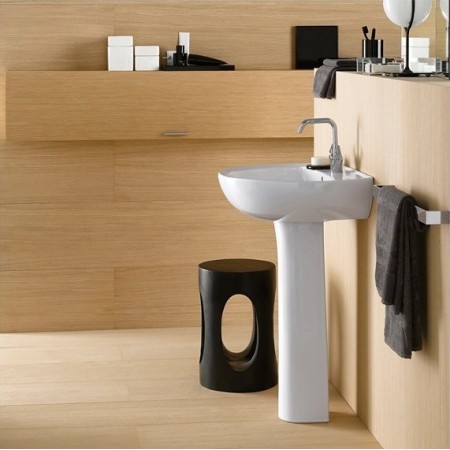 Lavabo a Colonna Gebert serie Colibri 60x45 cm