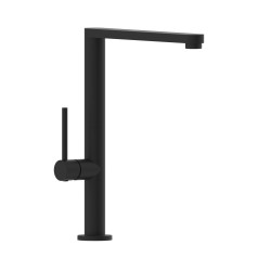 Miscelatore monocomando cucina serie Stecco nero opaco